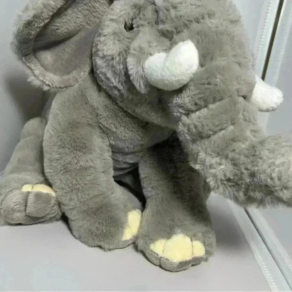 FAO Schwarz Gray Elephant Plush 10 Inch Save the Earth Stuffed Animal Toy - Picture 2 of 8